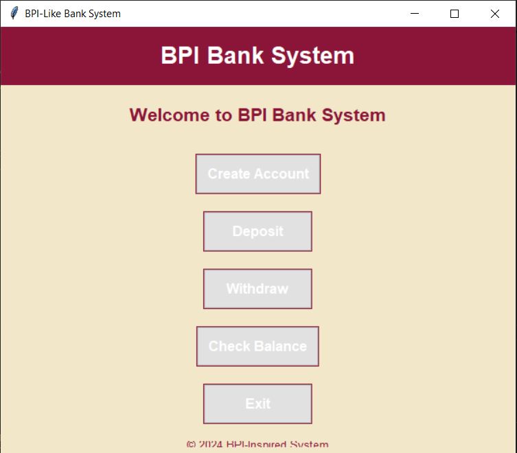 Bank System